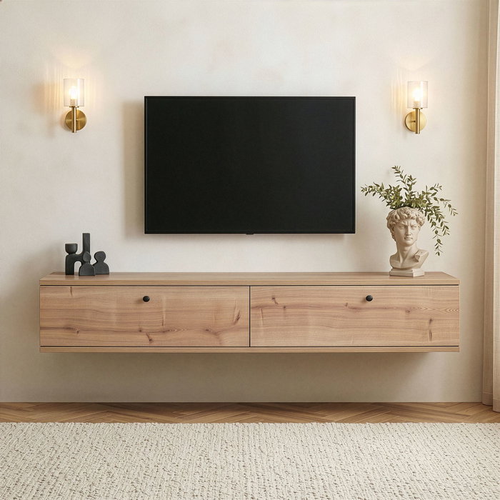 Nordure Soporte para TV Ligne 160 - Roble zafiro